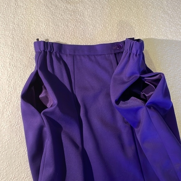 Suitsme woman’s Business wear Purple Suit 16 EUC Midi Pockets Buttons lined - Picture 10 of 16